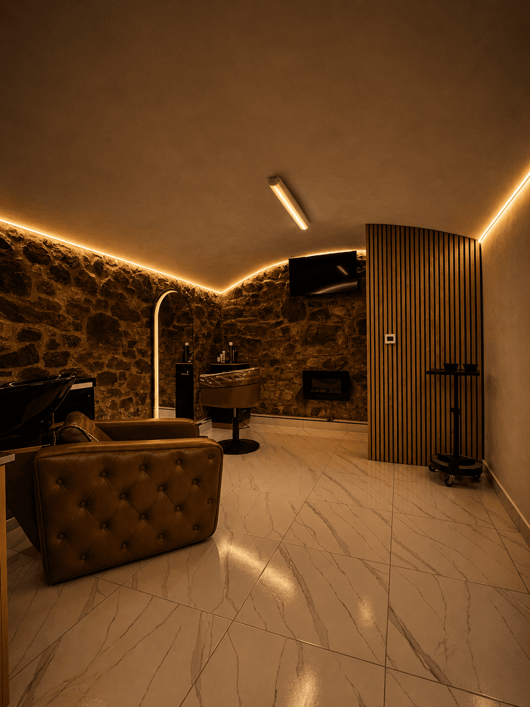 Detail interieru salonu